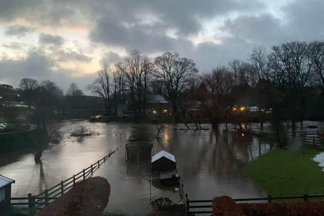 This is what it looked like in Lealholm this morning, photo contributed by Anna Featherstone.