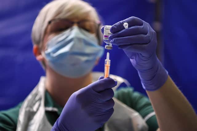 Any time, any place, anywhere. 91% of respondents to a Scarborough News survey say they'll have the Coronavirus vaccine when called. (Photo: Finnbarr Webster/Getty Images)