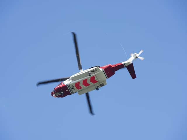Coastguard helicopters can be at the scene within minutes when called