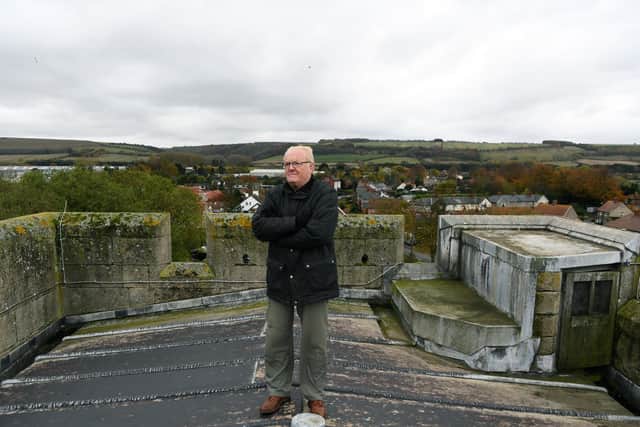 St Hilda's Church Warden Keith Usher at the time of the theft.
