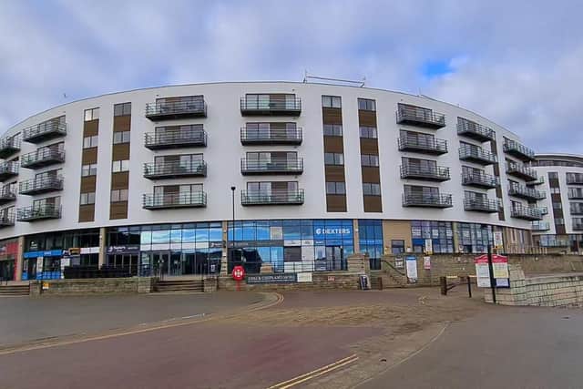 The Sands development at Scarborough's North Bay, next to Peasholm Gap.