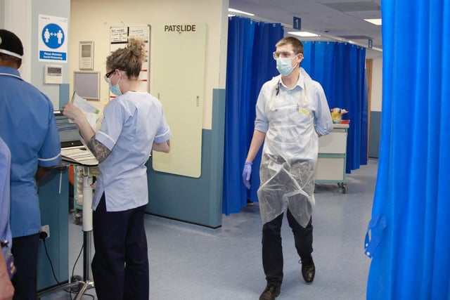 Photo taken inside Scarborough Hospital, courtesy of York Teaching Hospital NHS Foundation Trust.