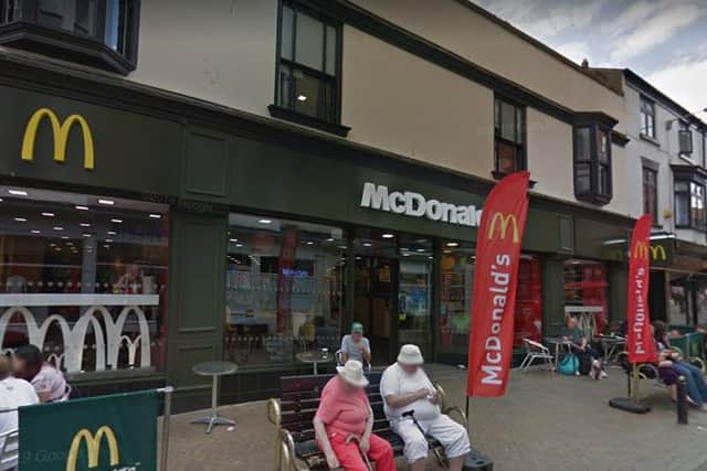 McDonald's on Huntriss Row, image supplied by Google.