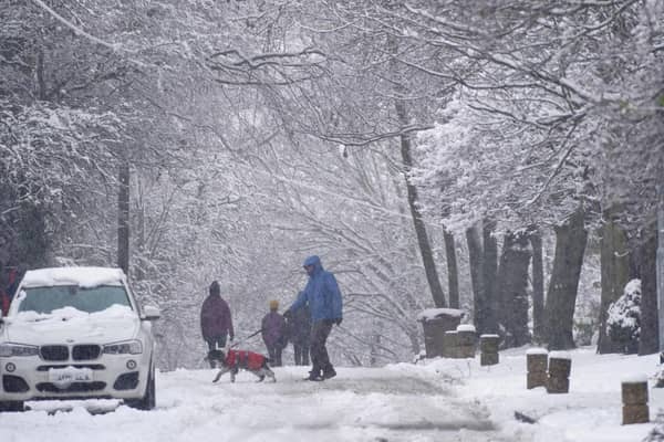A yellow weather warning for snow and ice is in place across Yorkshire.