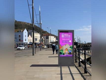 An artist's impression of what the finished signs might look like.