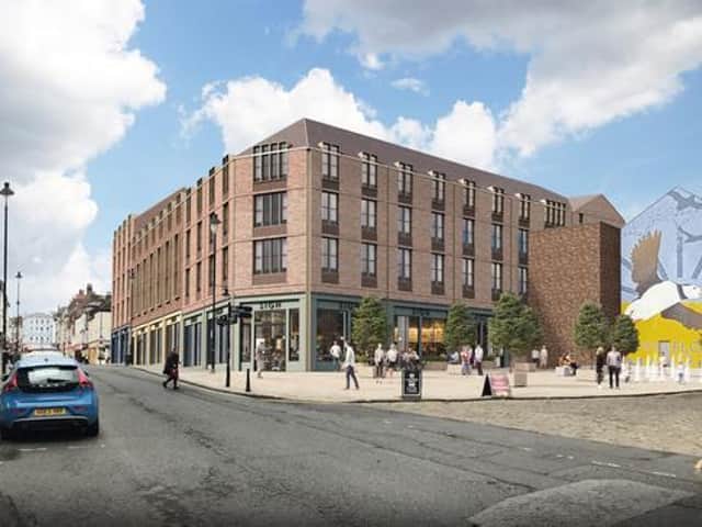 Latest artist's impression of the proposed flats.
