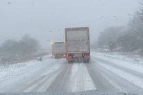 Conditions on the Skelder hill near Whitby this morning.