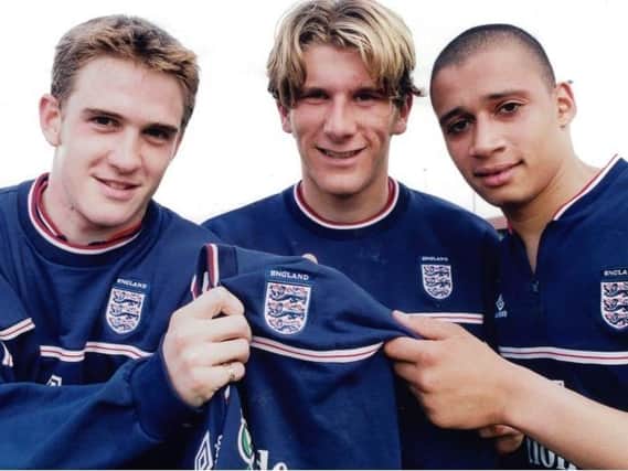 The three ex-Brid Rangers aces who went on to play for England Under-21s, Lee Morris, Richard Cresswell and Curtis Woodhouse