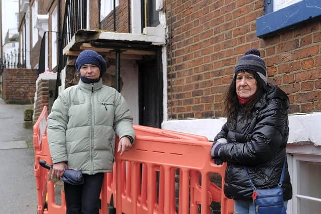 Resident Telma de Ayckbourn, left, and Cllr Janet Jefferson are calling for more to be done.