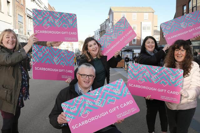 £50,000 committed to businesses through Scarborough Gift Card scheme.