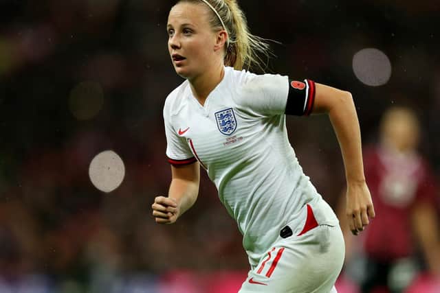 Hinderwell's Beth Mead will be aiming to feature for England against Northern Ireland later this month.
