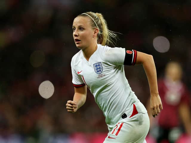 Hinderwell's Beth Mead will be aiming to feature for England against Northern Ireland later this month.