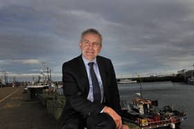 MP Robert Goodwill Scarborough Harbourside 2017. Pic: Richard Ponter