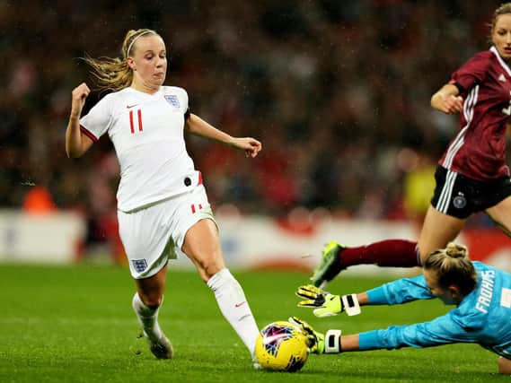 Beth Mead has been left out of England's squad for their friendly against Northern Ireland. Picture: Getty