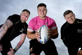 Scarborough Pirates chairman Tom Read (right)
