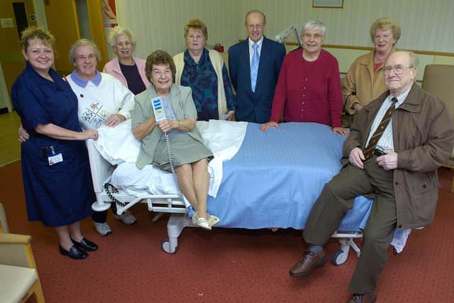 The Hospital League of Friends group donates some beds to Bridlington Hospital’s Thornton Ward in 2007. (PA0744-3)