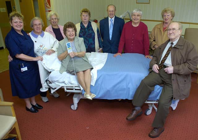 The Hospital League of Friends group donates some beds to Bridlington Hospital’s Thornton Ward in 2007. (PA0744-3)