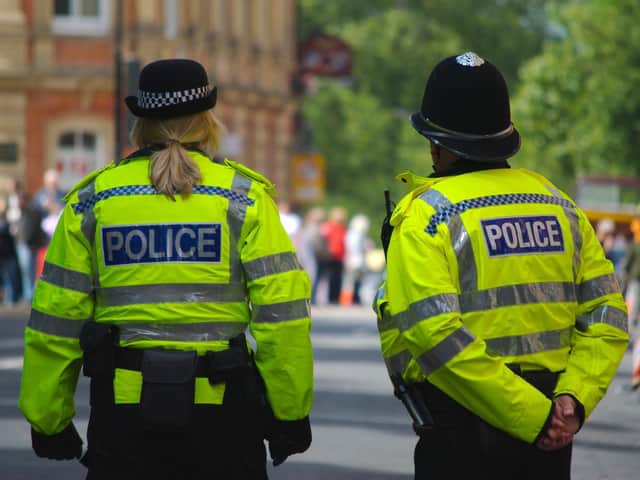 Officers attended the event in Acomb in York on Friday