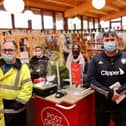 Making the most of the new Post Office - L-R: Jonathan, Karl Tilbrook, Bogdan Bucur, Leanne Anderson, Colin Buck, Sarah Fishburn, Adam