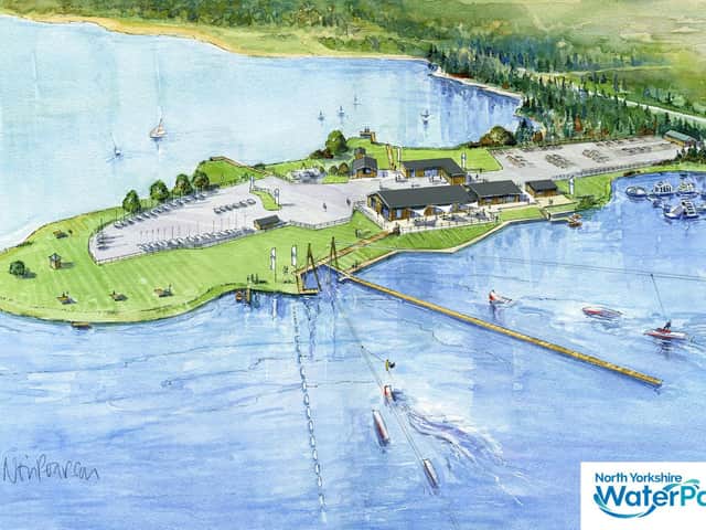 BIG PLANS: At Wykeham-based North Yorkshire Water Park