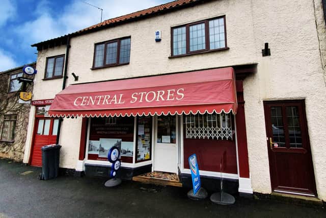 Sherburn’s Central Stores was sold off an asking price of £395,000.
