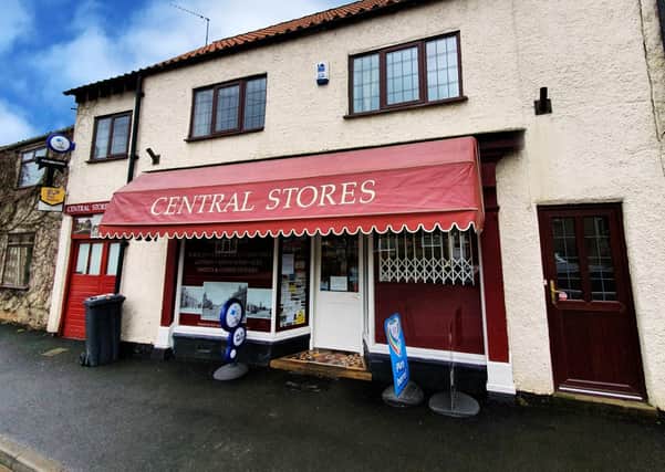 Sherburn’s Central Stores was sold off an asking price of £395,000.