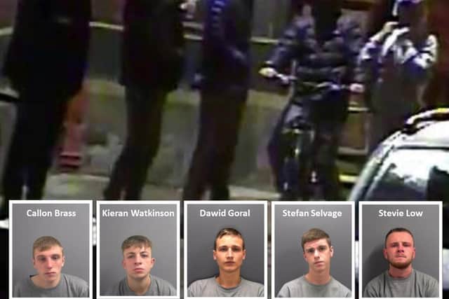 Five men have been jailed for life for the murder of a Soloman Robinson. Photos and CCTV still provided by North Yorkshire Police.
