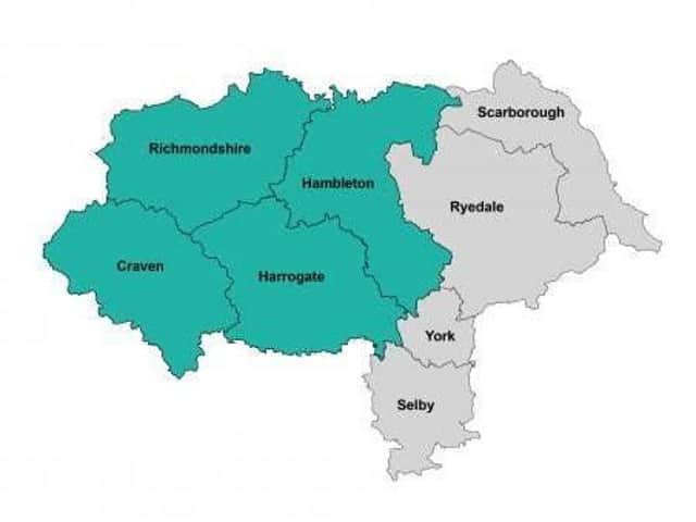 How the east / west split would work.