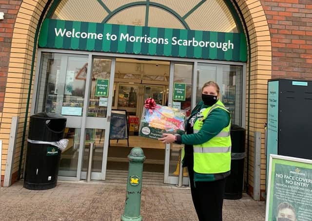 Ellie Waite, community champion at Morrisons Eastfield, delivered the books to St George’s RC Primary School.
