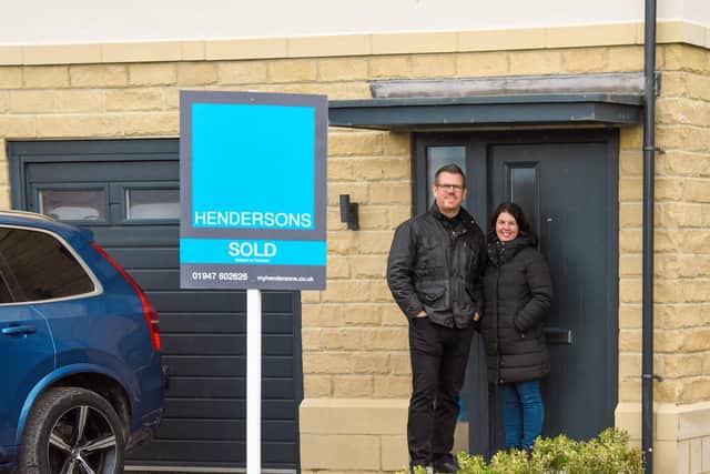 Richard and Sarah Eglon who have purchased The Abbey at Castle Fields in Whitby.