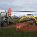 Work has started to build four new classrooms at Malton School.