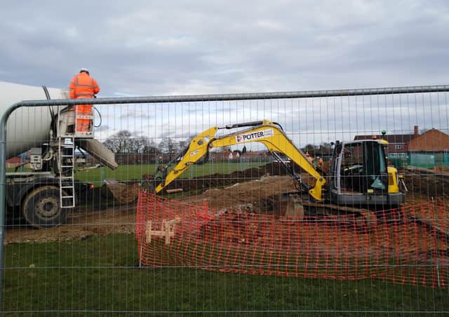 Work has started to build four new classrooms at Malton School.