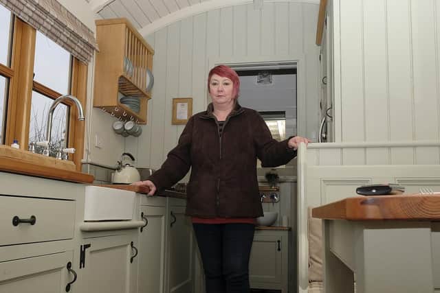 Paula and Martin Goodrick's getaway hut has been forced to close.