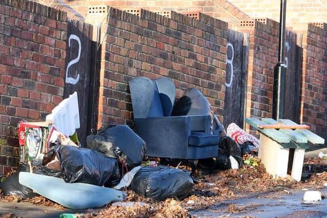A total of 743 fly-tipping incidents were reported to Scarborough Borough Council in 2019-20.