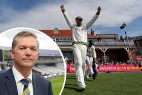 "Scarborough is very much the jewel in the crown for county cricket" insists Yorkshire CEO Mark Arthur (inset)