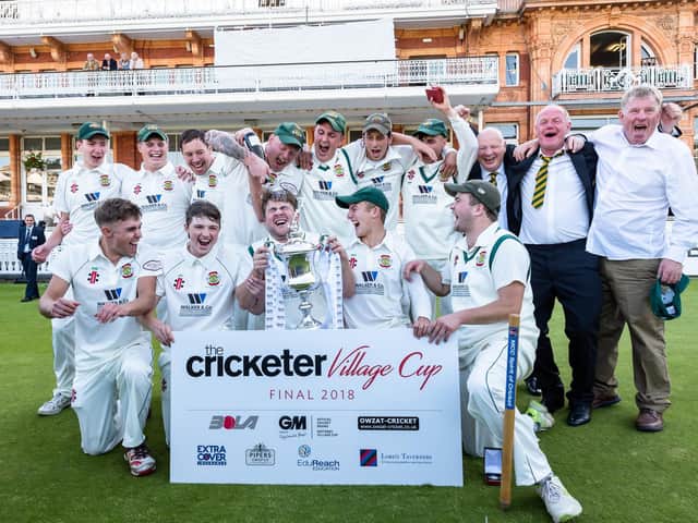 Folkton & Flixton lifted the silverware at Lord's in 2018. Picture: Will Palmer