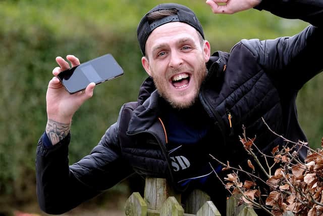 Scarborough man Shaun Dolan won £45,000 on a football bet. Picture: Richard Ponter