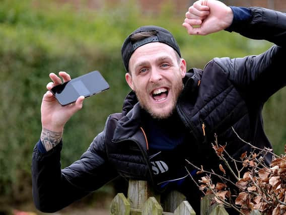 Scarborough man Shaun Dolan won £45,000 on a football bet. Picture: Richard Ponter