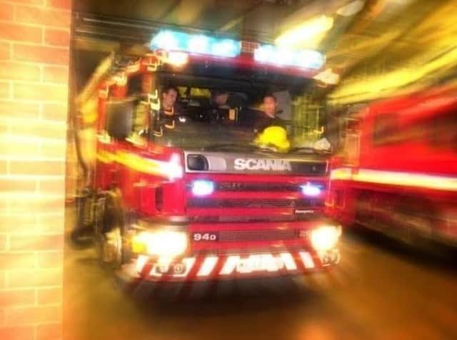 Firefighters were called to put out a bonfire at Filey Country Park