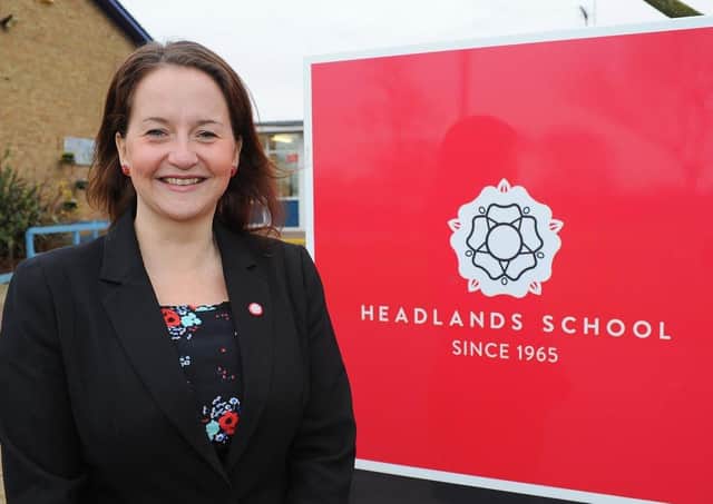 Headlands School headteacher Sarah Bone.