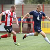 Scarborough Athletic wing-back Ashley Jackson is keen to pick up where he left off when action gets back under way