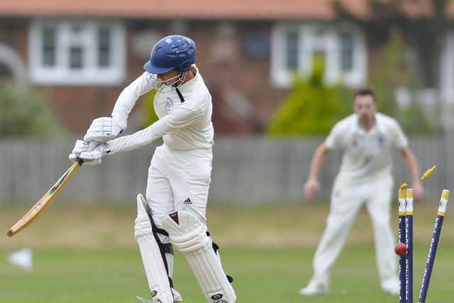 Bridlington 2nds (above in batting action) host Filey on the opening day of the 2021 season