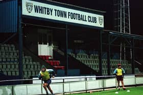 The Turnbull Ground first hosted Whitby United after an amalgamation of the town’s two clubs - Whitby Town and Whitby Whitehall Swifts in 1926