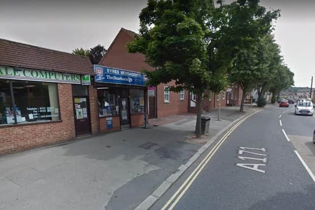 Eyres newsagents, Scalby Road.
picture: Google