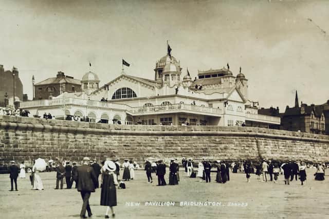 This postcard shows Bridlington’s original Grand Pavilion Theatre in 2010. Image submitted