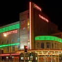 Scarborough's Stephen Joseph Theatre illuminated in all its glory.