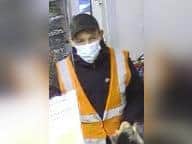 Police have issued these CCTV pictures after cigarettes were stolen from a Whitby shop.