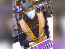 Police have issued these CCTV pictures after cigarettes were stolen from a Whitby shop.