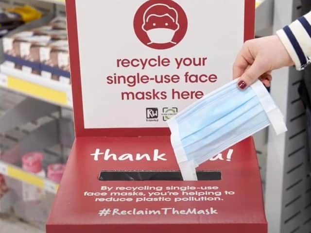 Wilko launches instore mask recycling scheme in Scarborough.