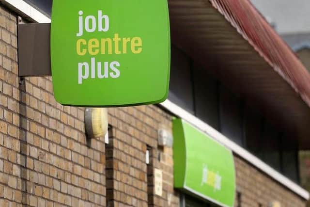 The number of people claiming unemployment benefits in Scarborough more than doubled in a year.